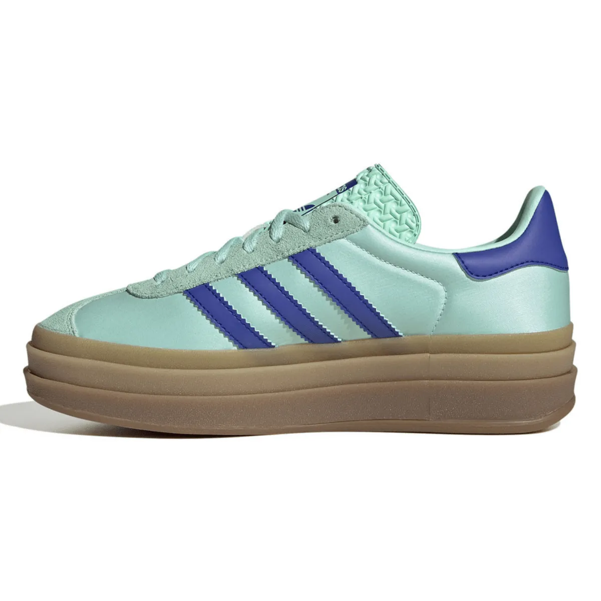 Adidas Women's Gazelle Bold Clear Mint/Lucid Blue/Gold Metallic