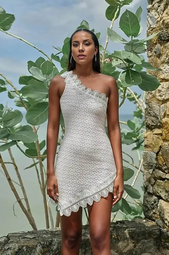 Alma Dress in Ivory