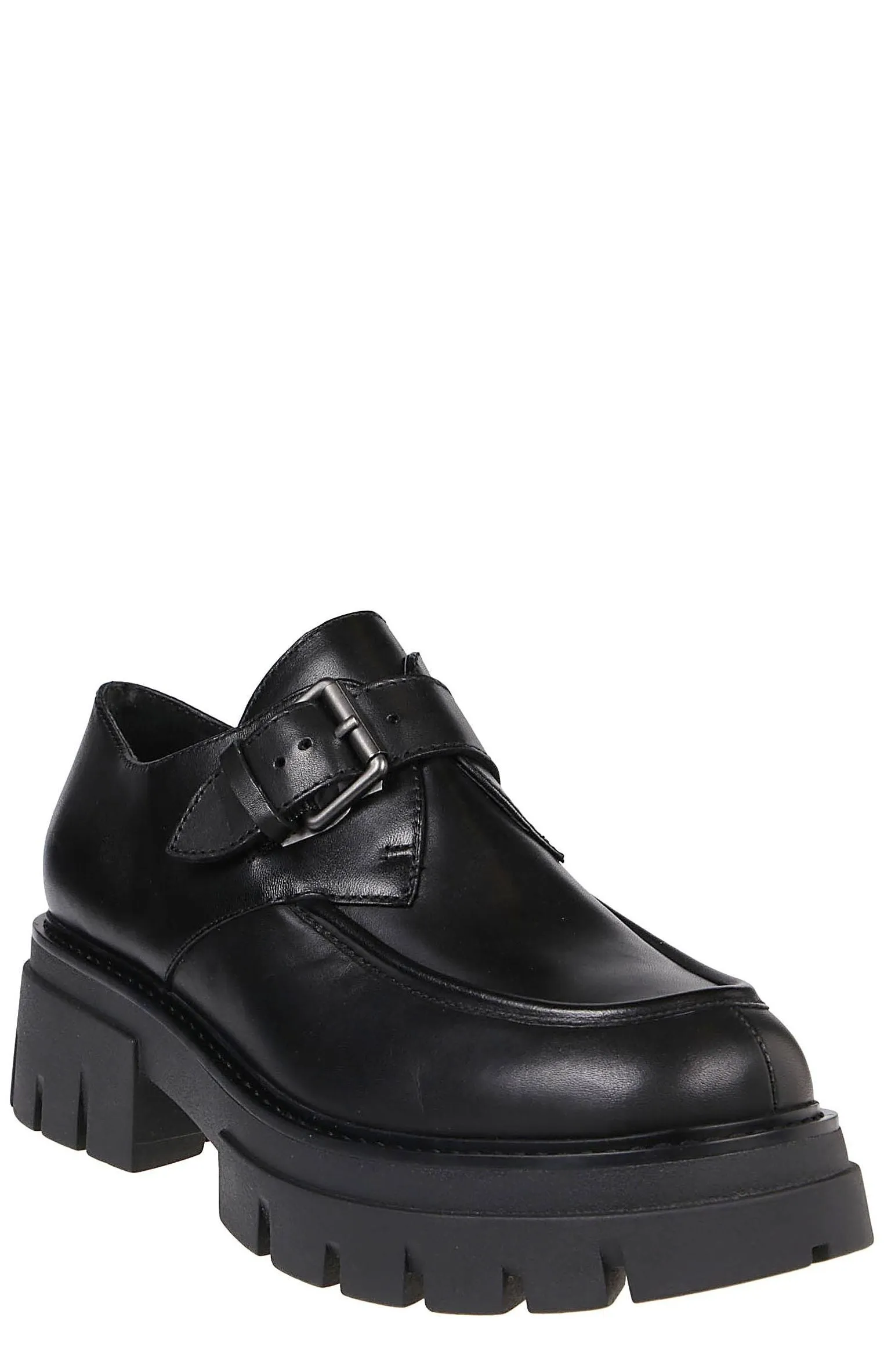 Ash Ridged-Sole Platform Loafers