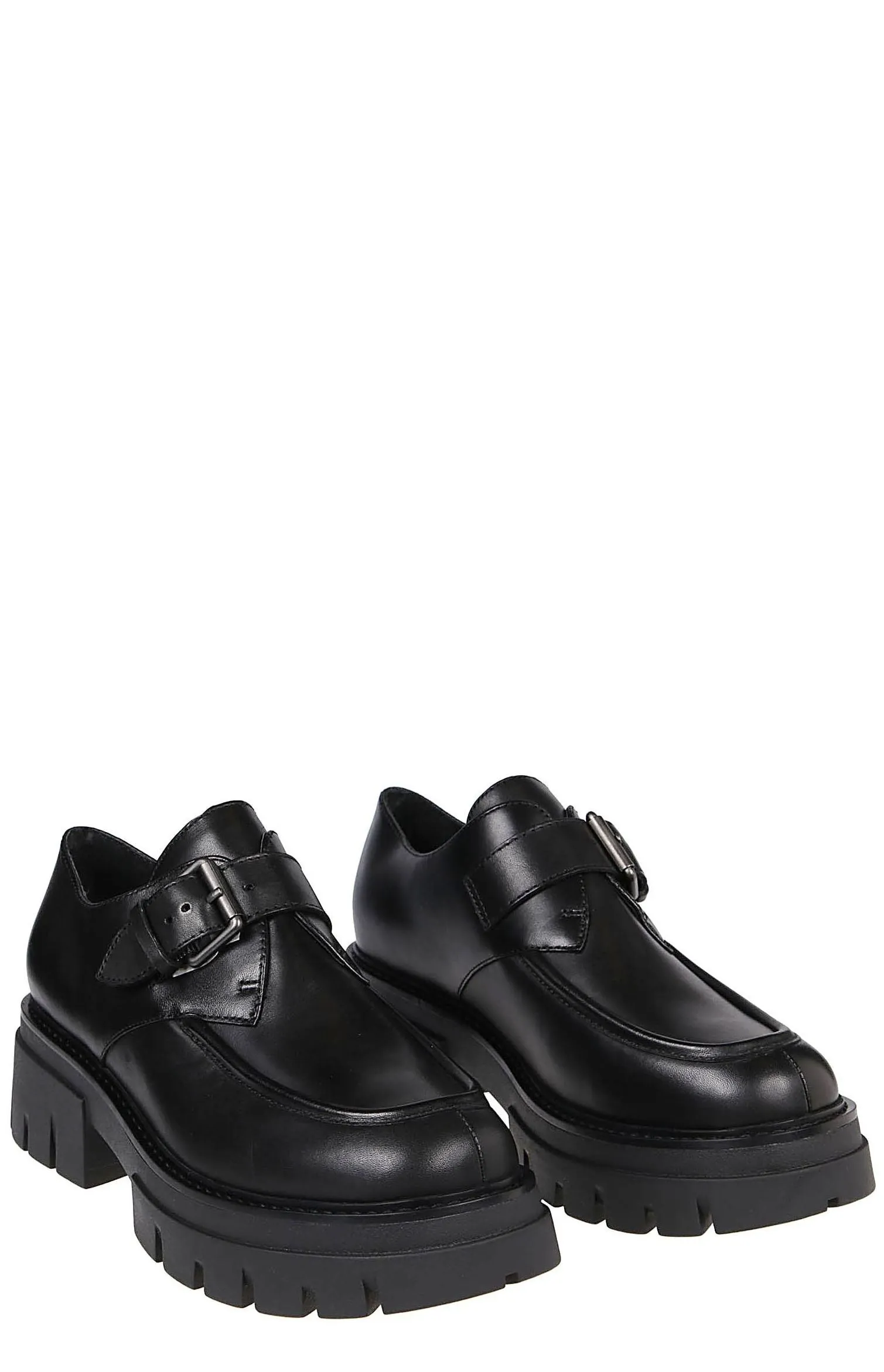 Ash Ridged-Sole Platform Loafers