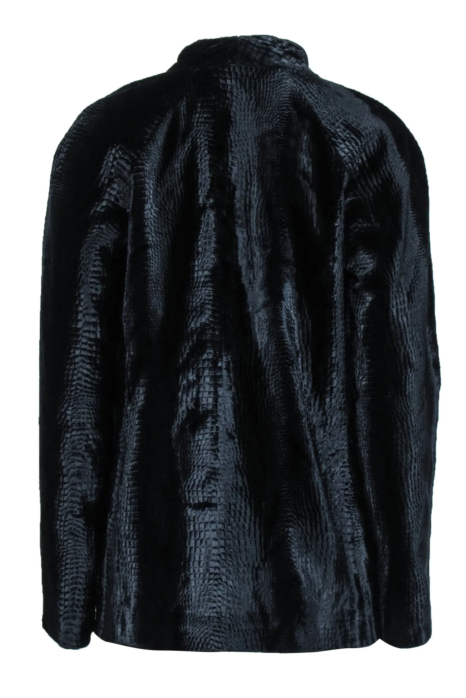 AYR - Navy Textured Velour Blazer Sz 6