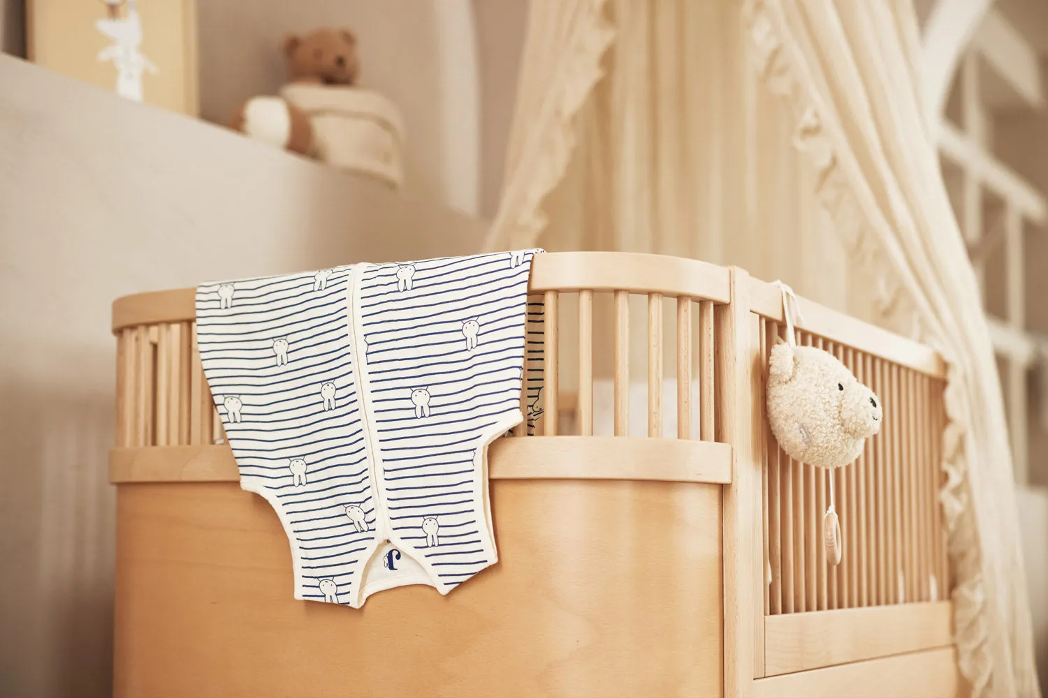 Baby Slaapzak Hydrofiel 90cm Miffy Stripe - Navy