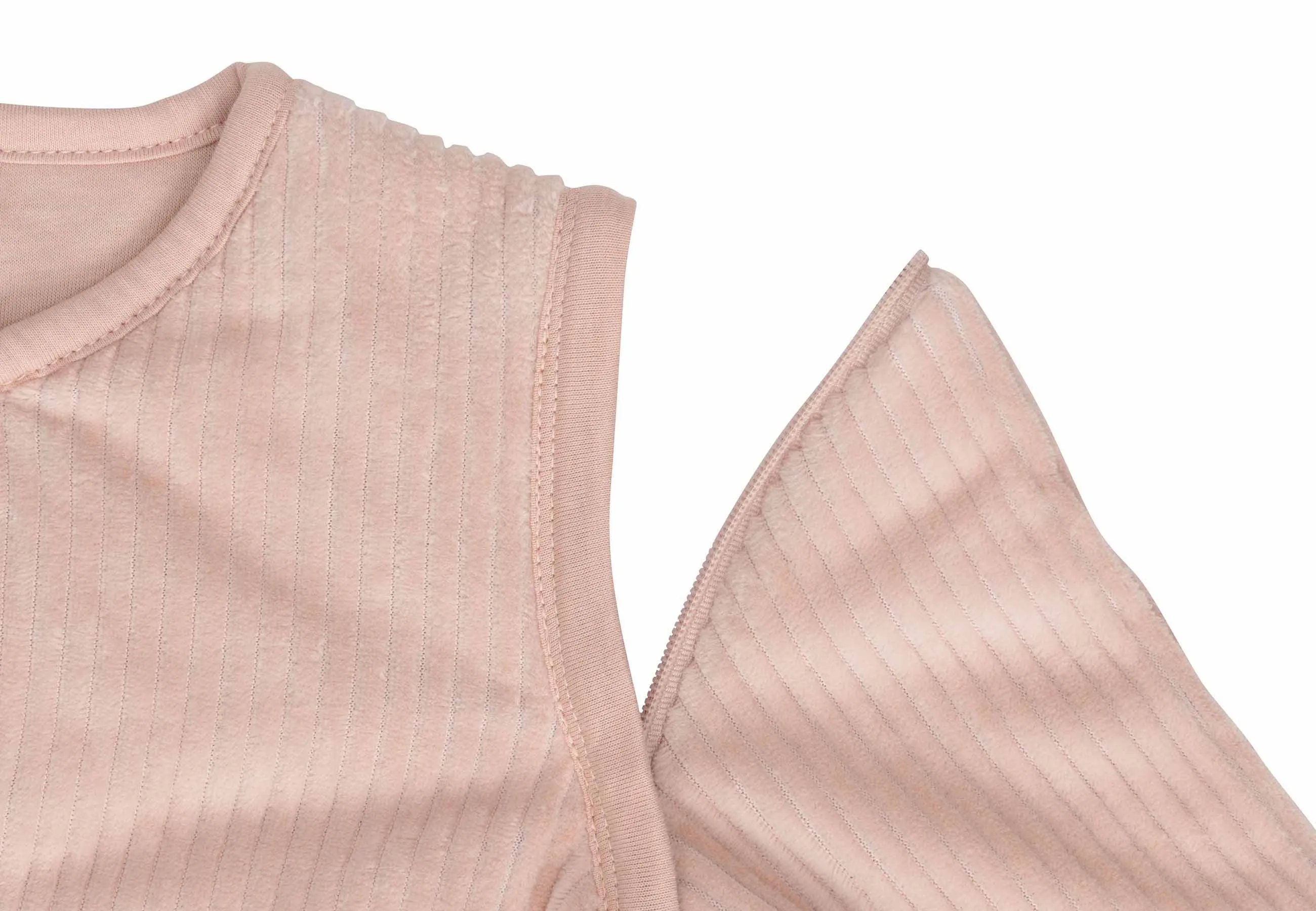 Baby Slaapzak Met Afritsbare Mouw 110cm Rib - Wild Rose