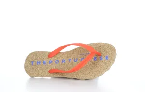 BASE_L Red Rubber Strap Beach Flip-Flops|BASE_L Tong de Plage in Rouge