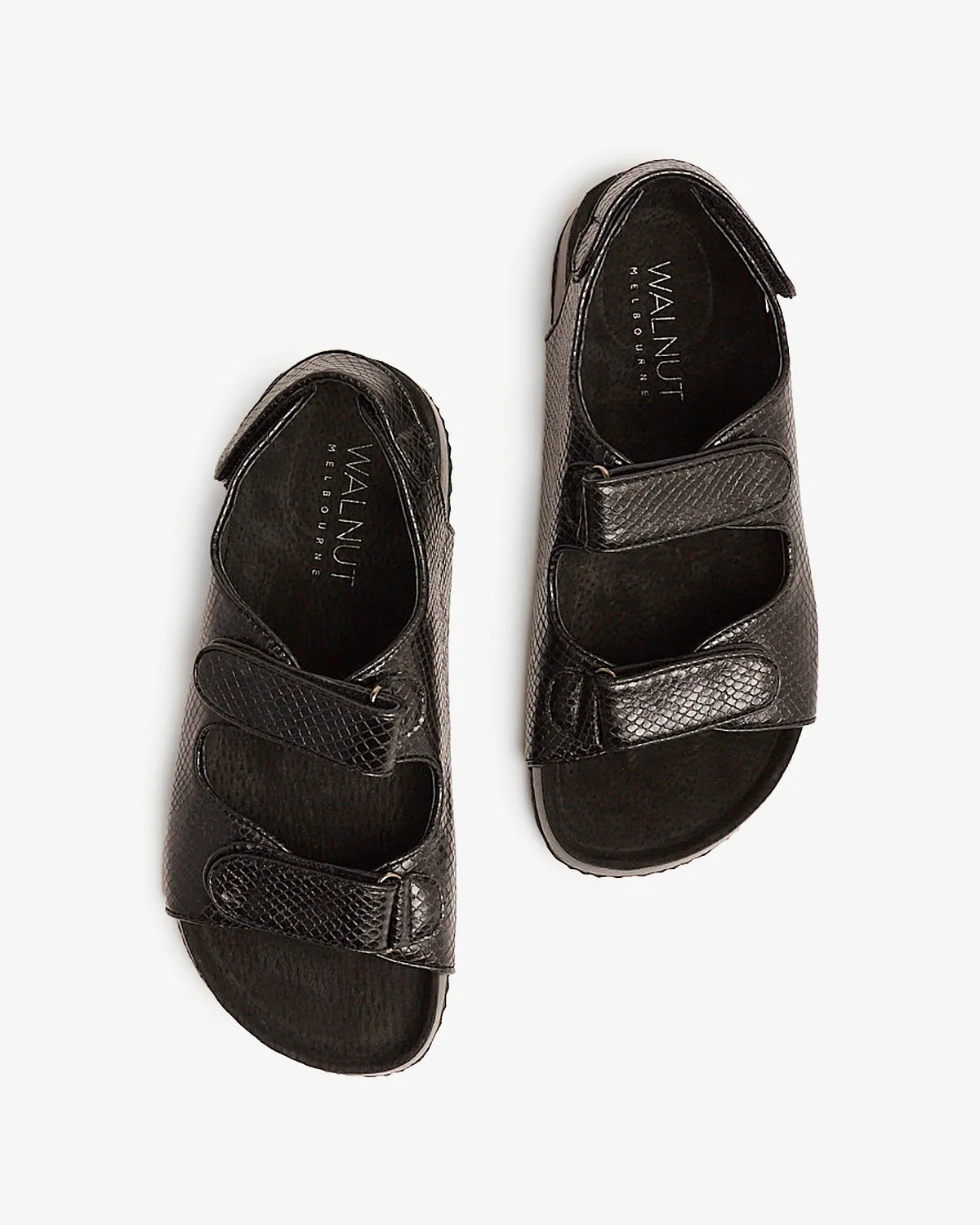 Bec Sandal - Black Snake
