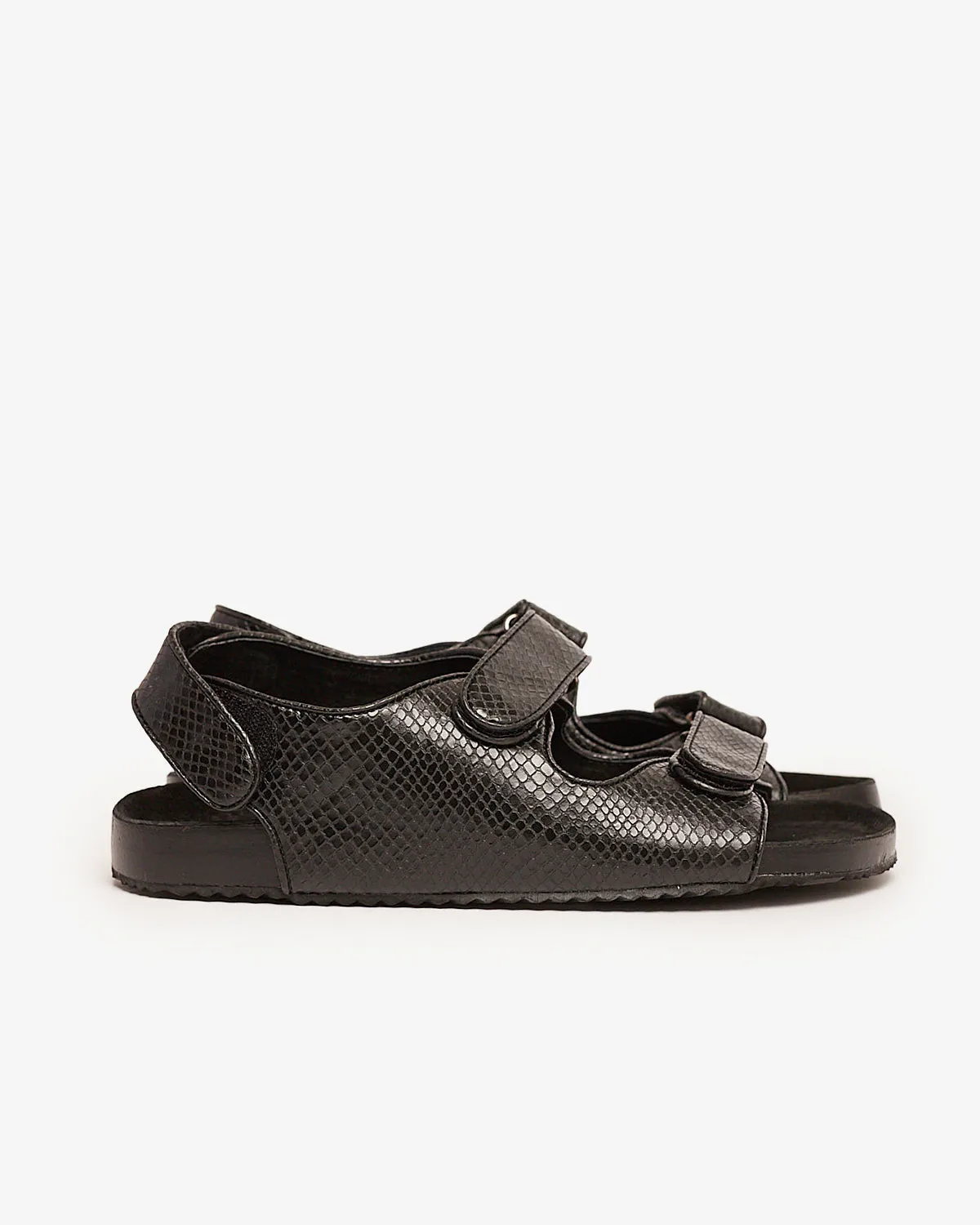 Bec Sandal - Black Snake