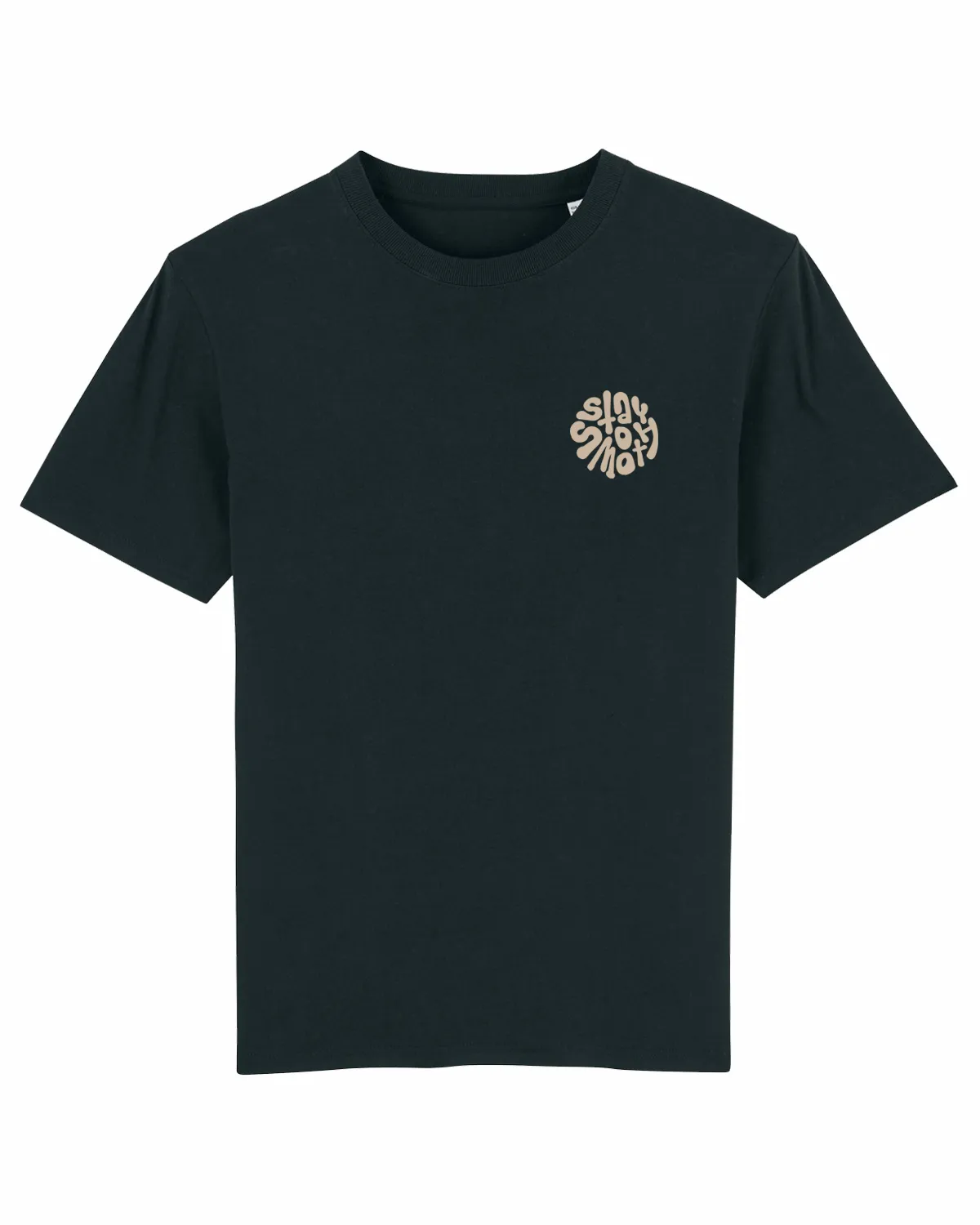 Black T / Stay Smooth Sand Front Back Men