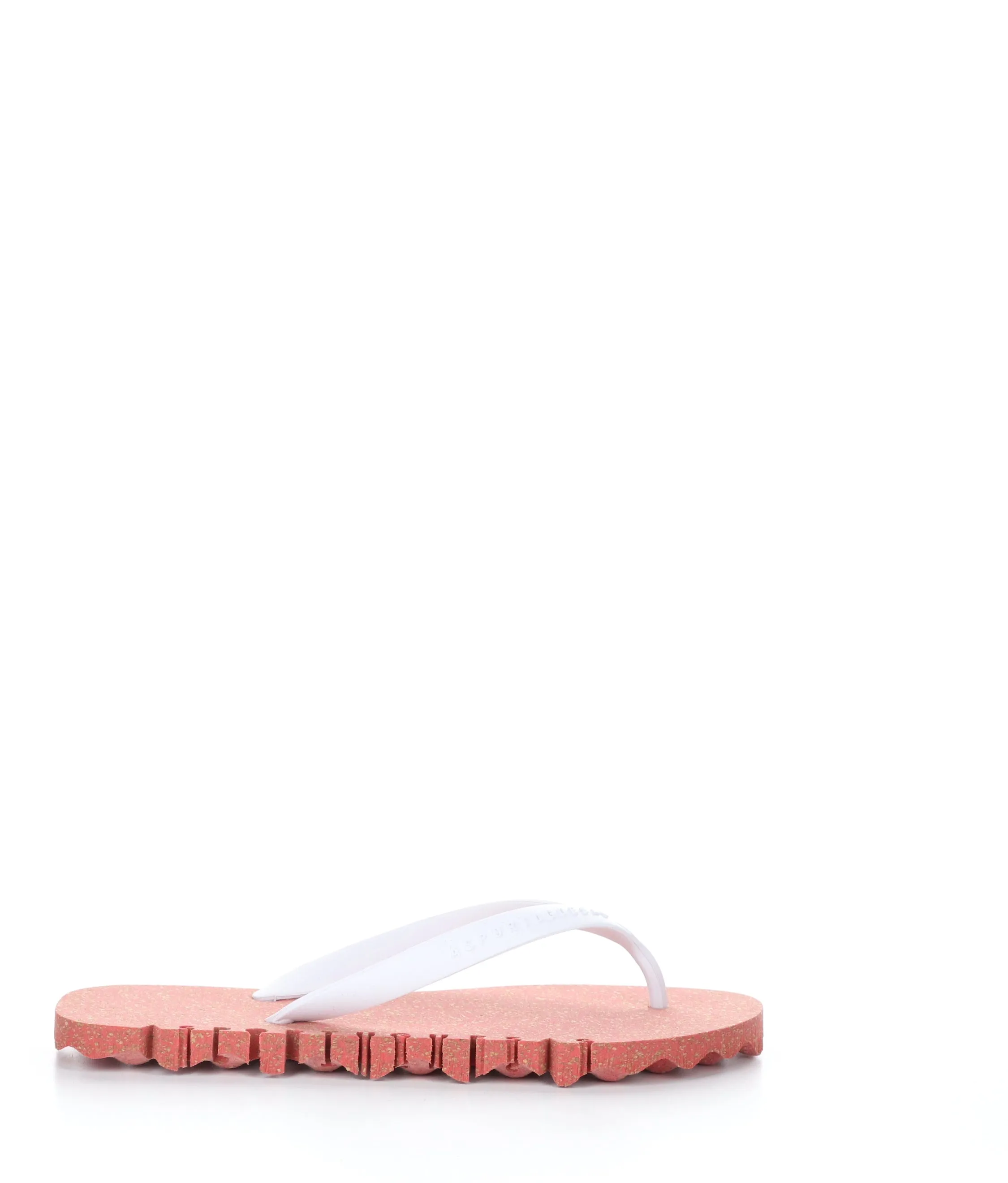 BUMPY125ASP RED/WHITE Round Toe Shoes|BUMPY125ASP Chaussures �� Bout Rond in Blanc