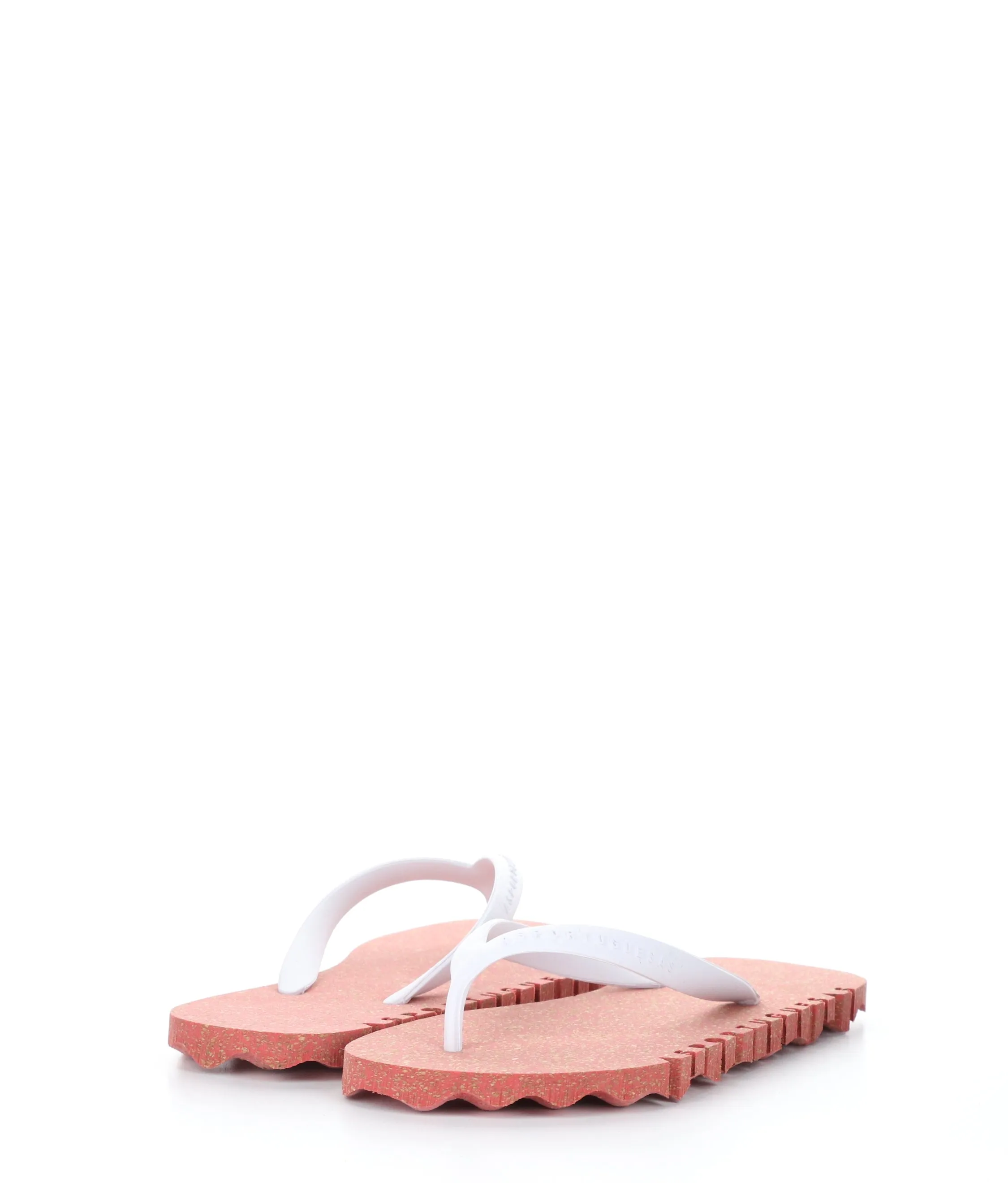 BUMPY125ASP RED/WHITE Round Toe Shoes|BUMPY125ASP Chaussures �� Bout Rond in Blanc