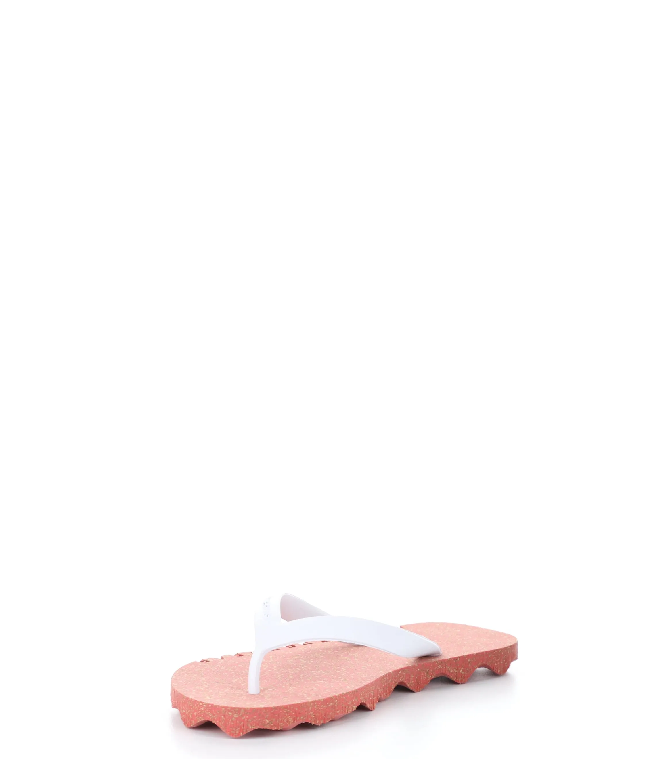BUMPY125ASP RED/WHITE Round Toe Shoes|BUMPY125ASP Chaussures �� Bout Rond in Blanc