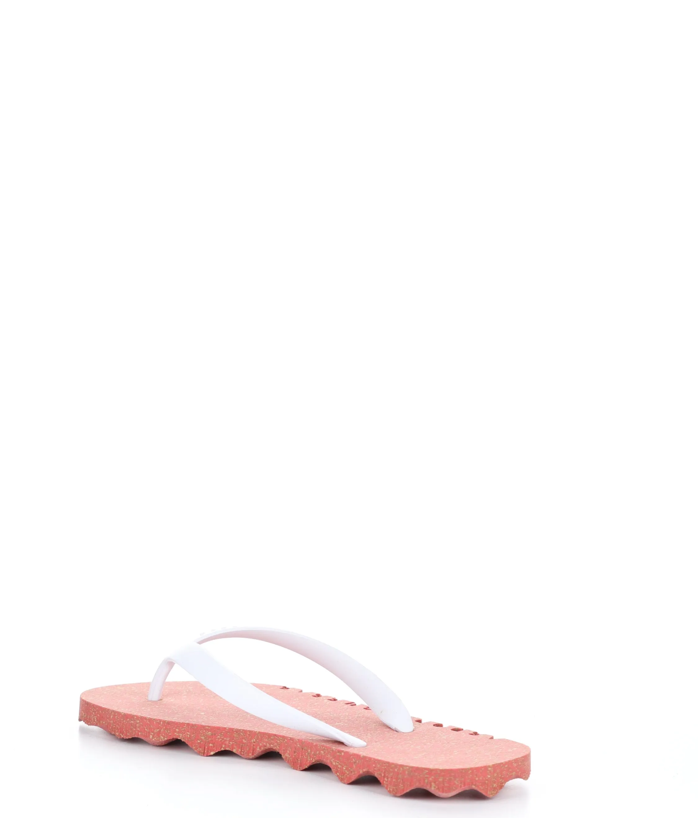 BUMPY125ASP RED/WHITE Round Toe Shoes|BUMPY125ASP Chaussures �� Bout Rond in Blanc
