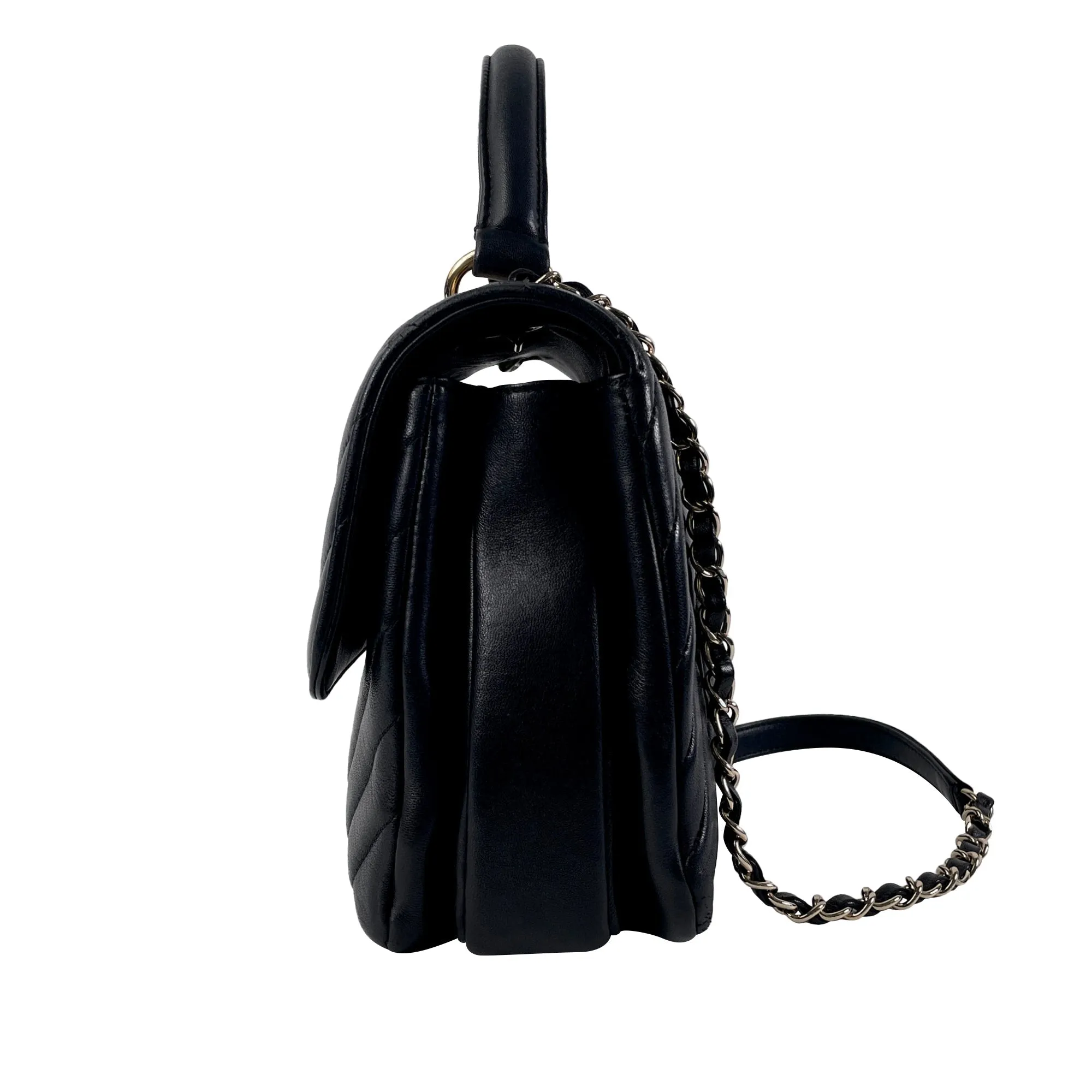 CHANEL Medium CC Chevron Trendy Flap Bag