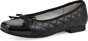 CLIFFS BY WHITE MOUNTAIN Women's Besima Cushioned Quilted Ballet Flat