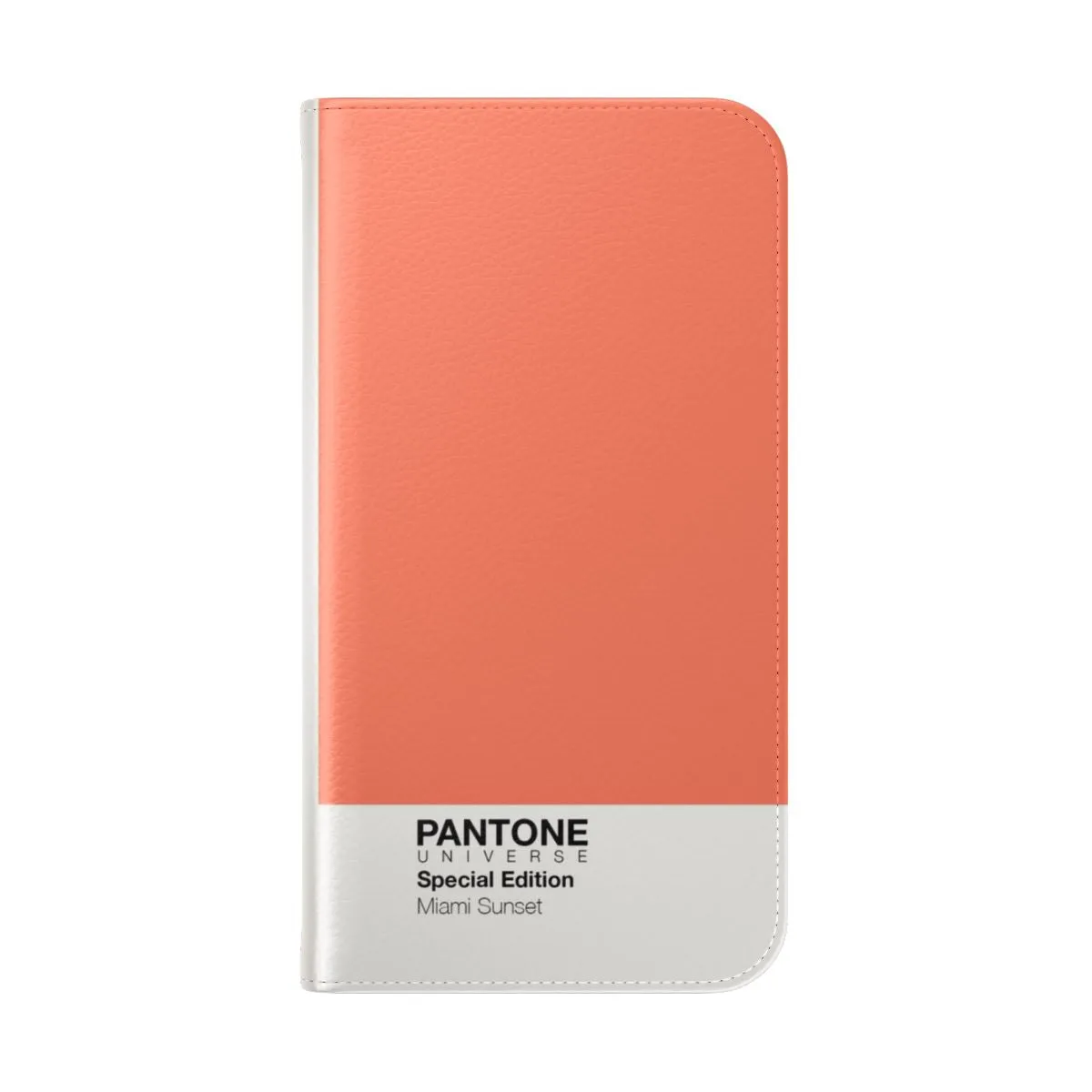 Colorful Flip Cover Phone Case - Pantone Miami Sunset Inspired