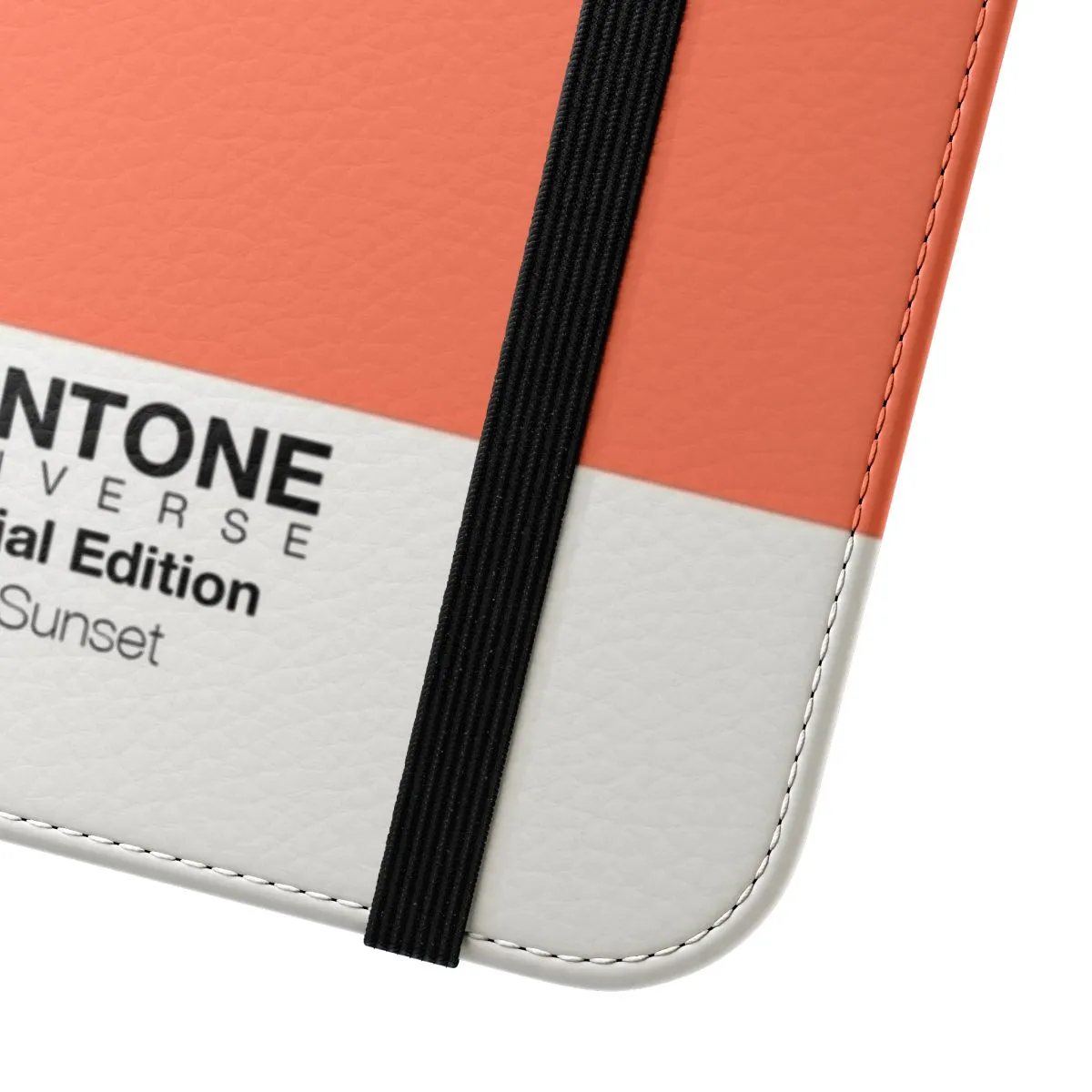 Colorful Flip Cover Phone Case - Pantone Miami Sunset Inspired