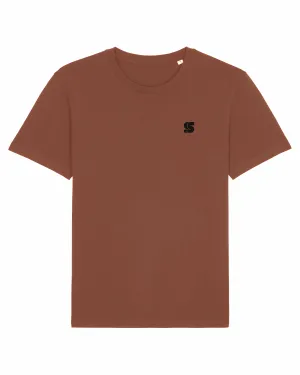 Copper T / S Logo Black Embroidered Men