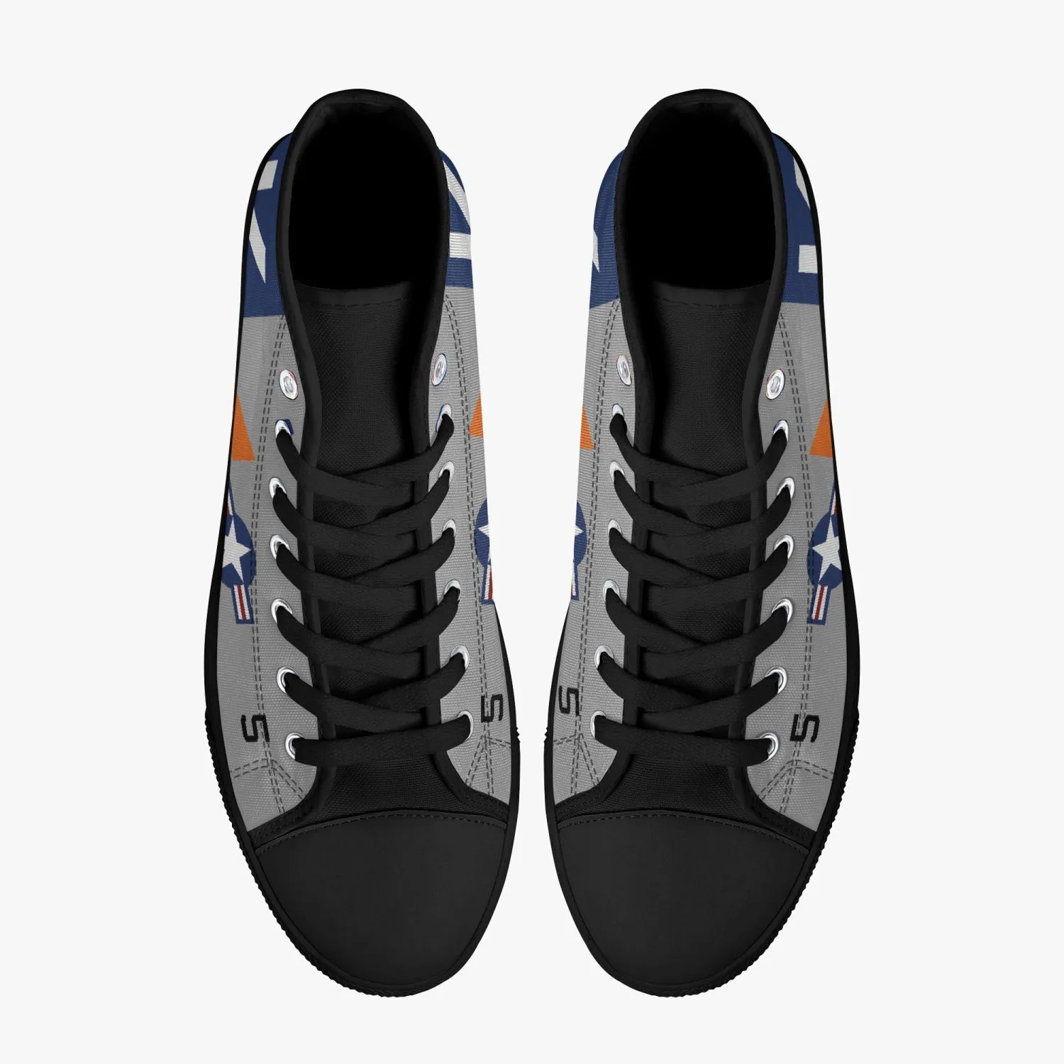 F4U Corsair "NAS Olathe" High Top Canvas Shoes