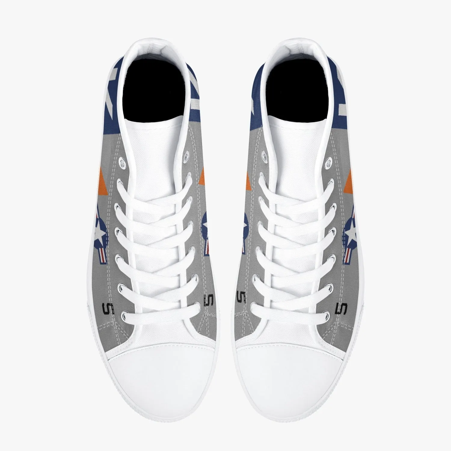 F4U Corsair "NAS Olathe" High Top Canvas Shoes