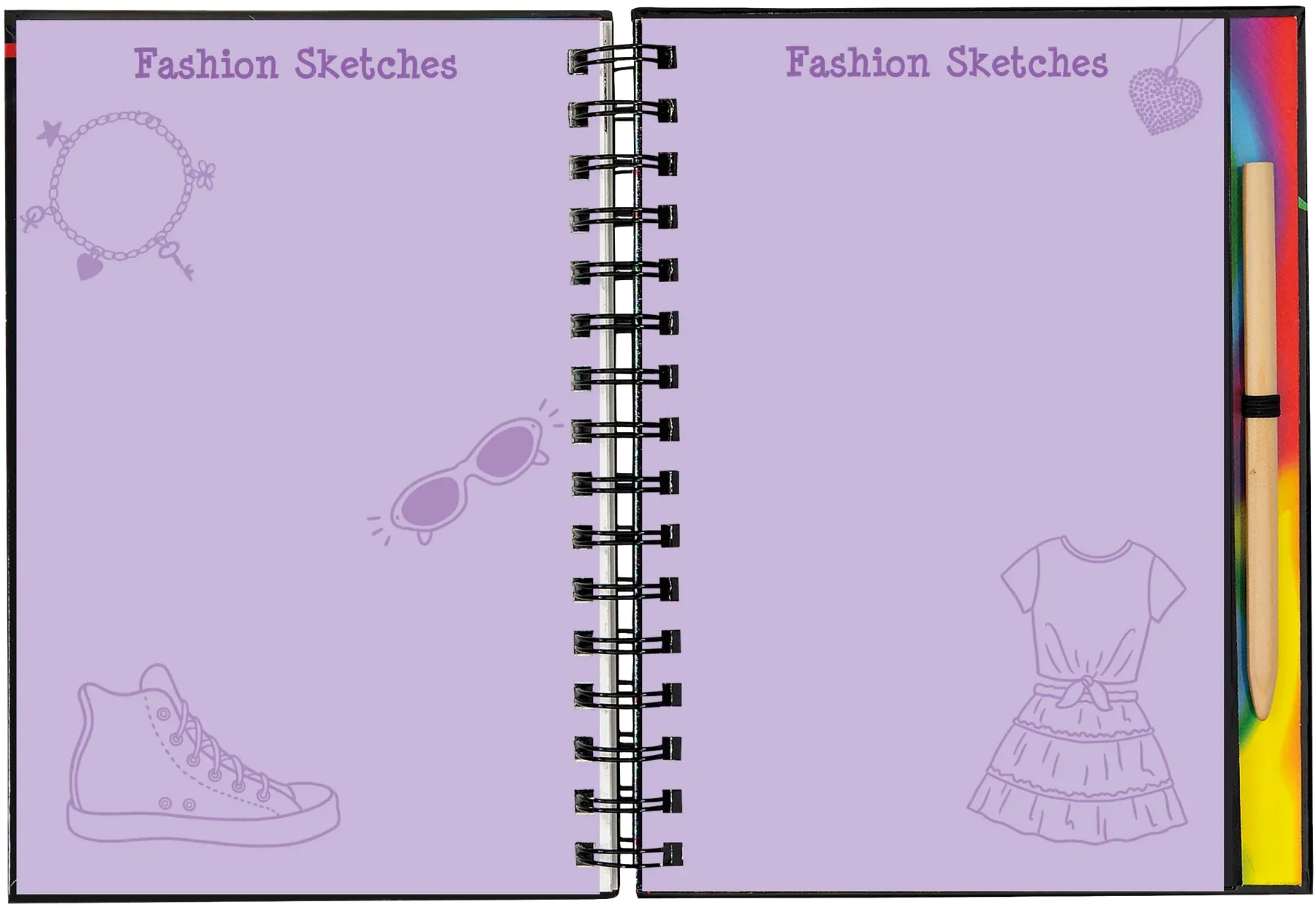 Fashion Show Scratch and Sketch