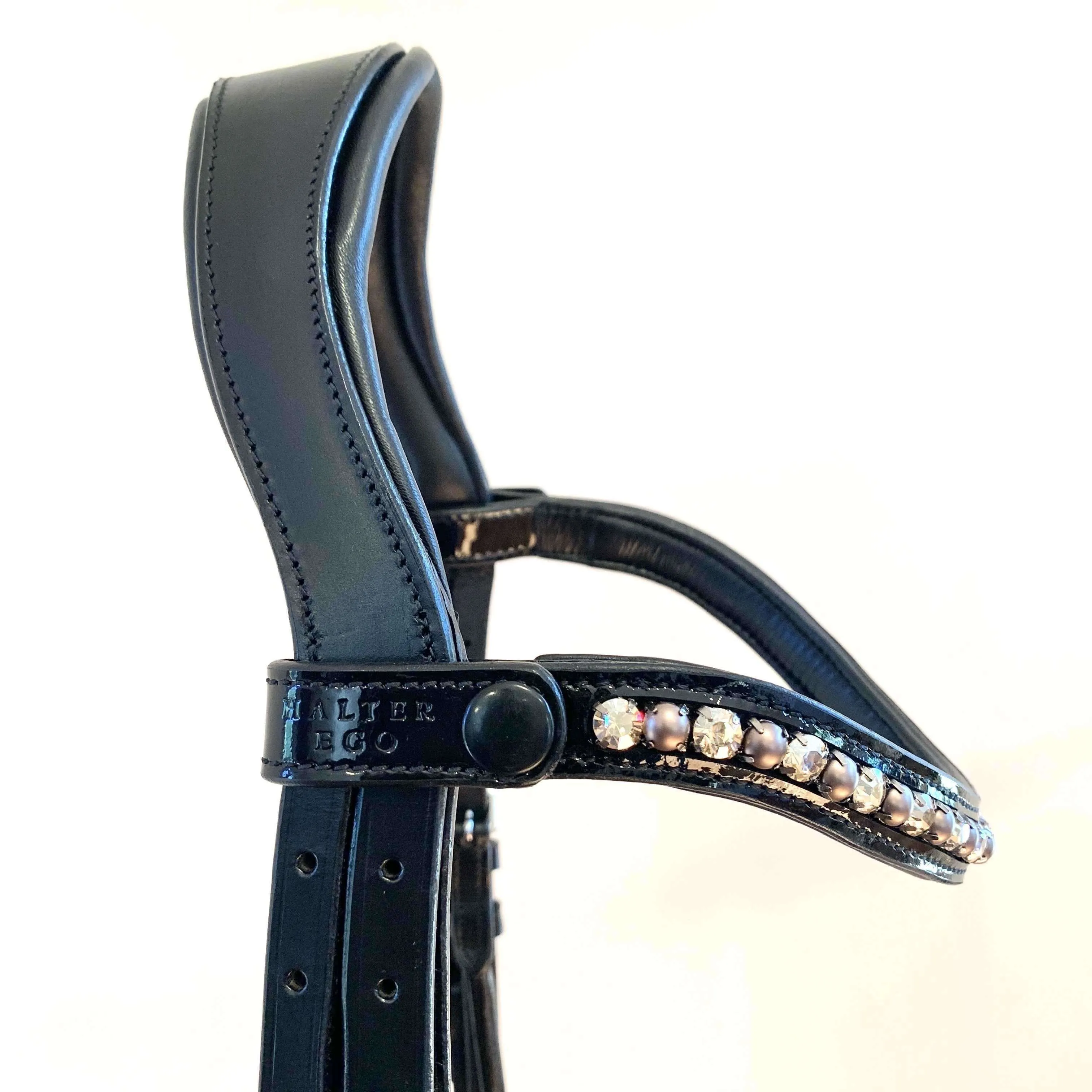 Hadley Rolled Patent Double Bridle