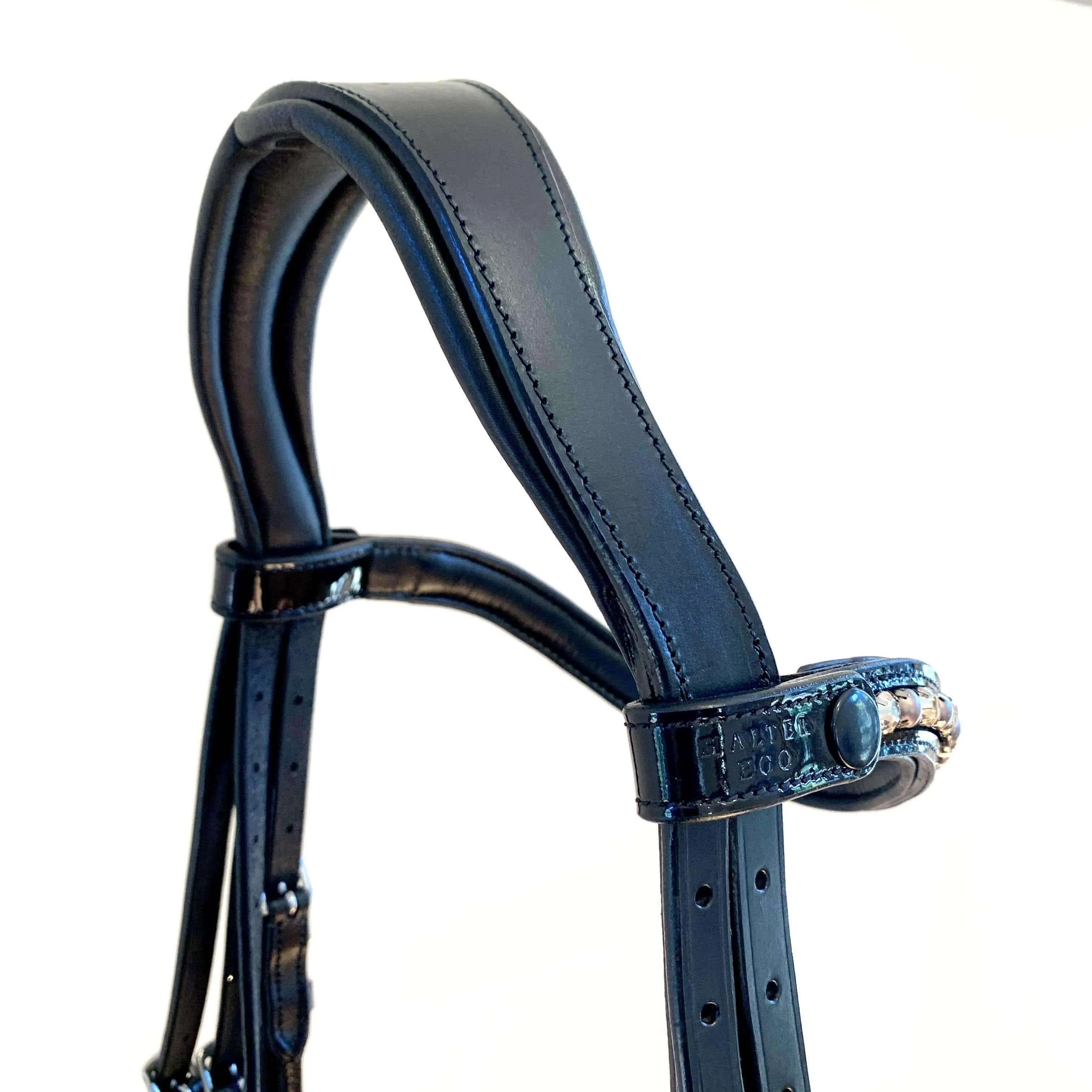 Hadley Rolled Patent Double Bridle