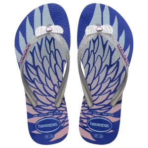 HAVAIANAS KIDS SLIM GLITTER TRENDY - MARINE BLUE
