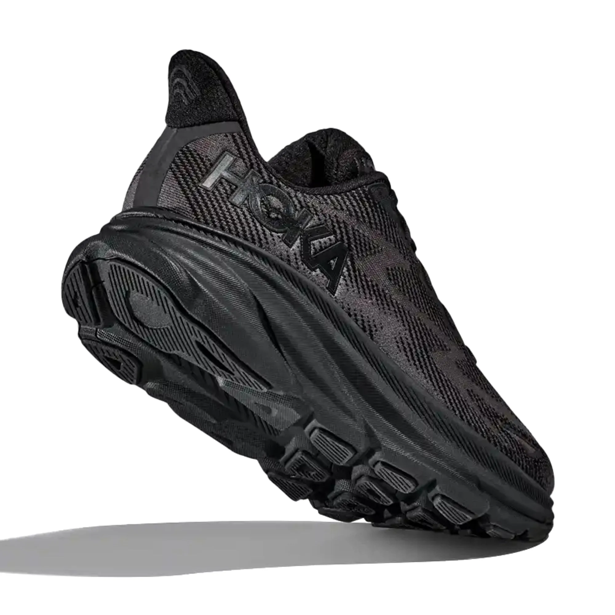 HOKA WOMEN'S RUNNING SHOES CLIFTON 9 BLACK/BLACK