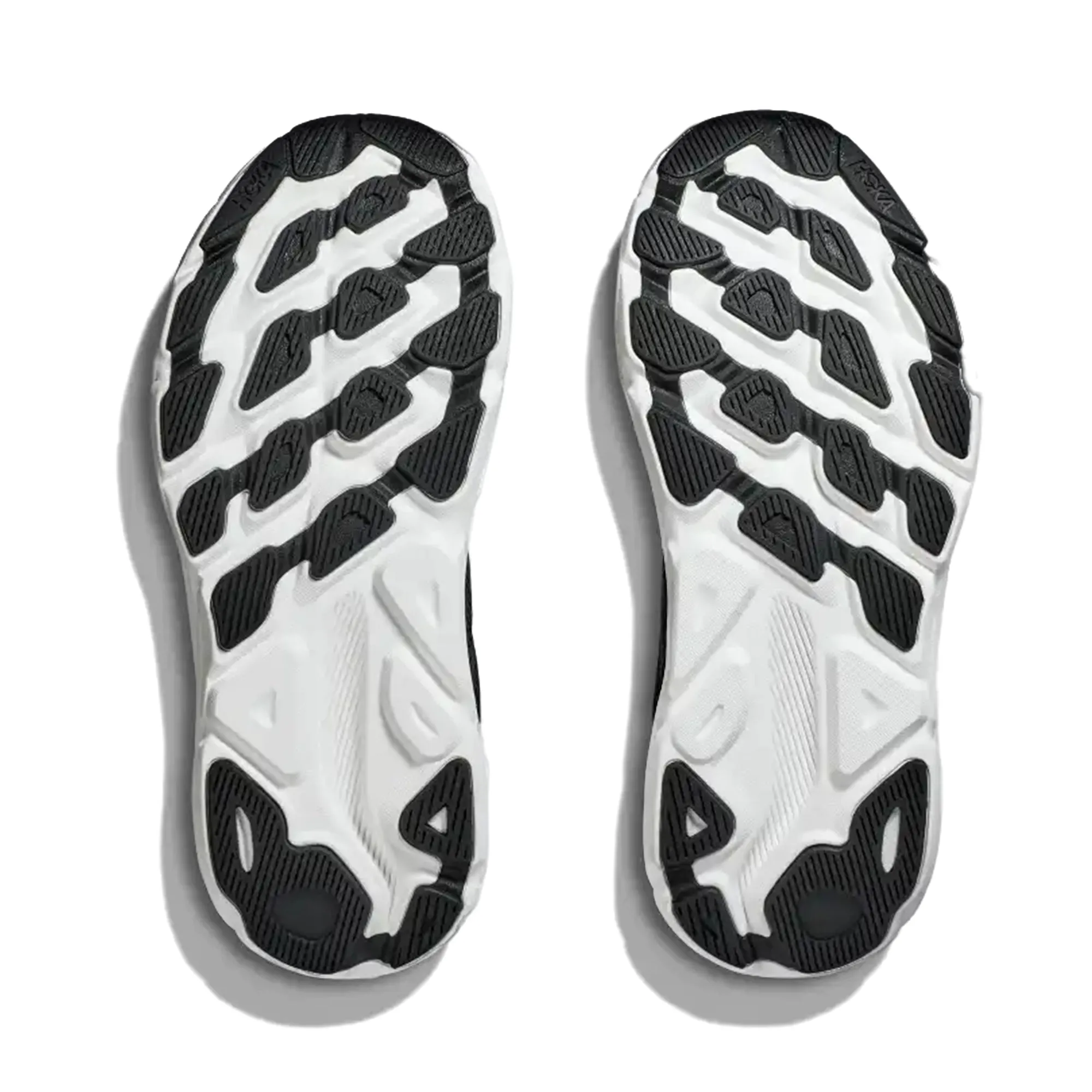 HOKA WOMEN'S RUNNING SHOES CLIFTON 9 BLACK/WHITE