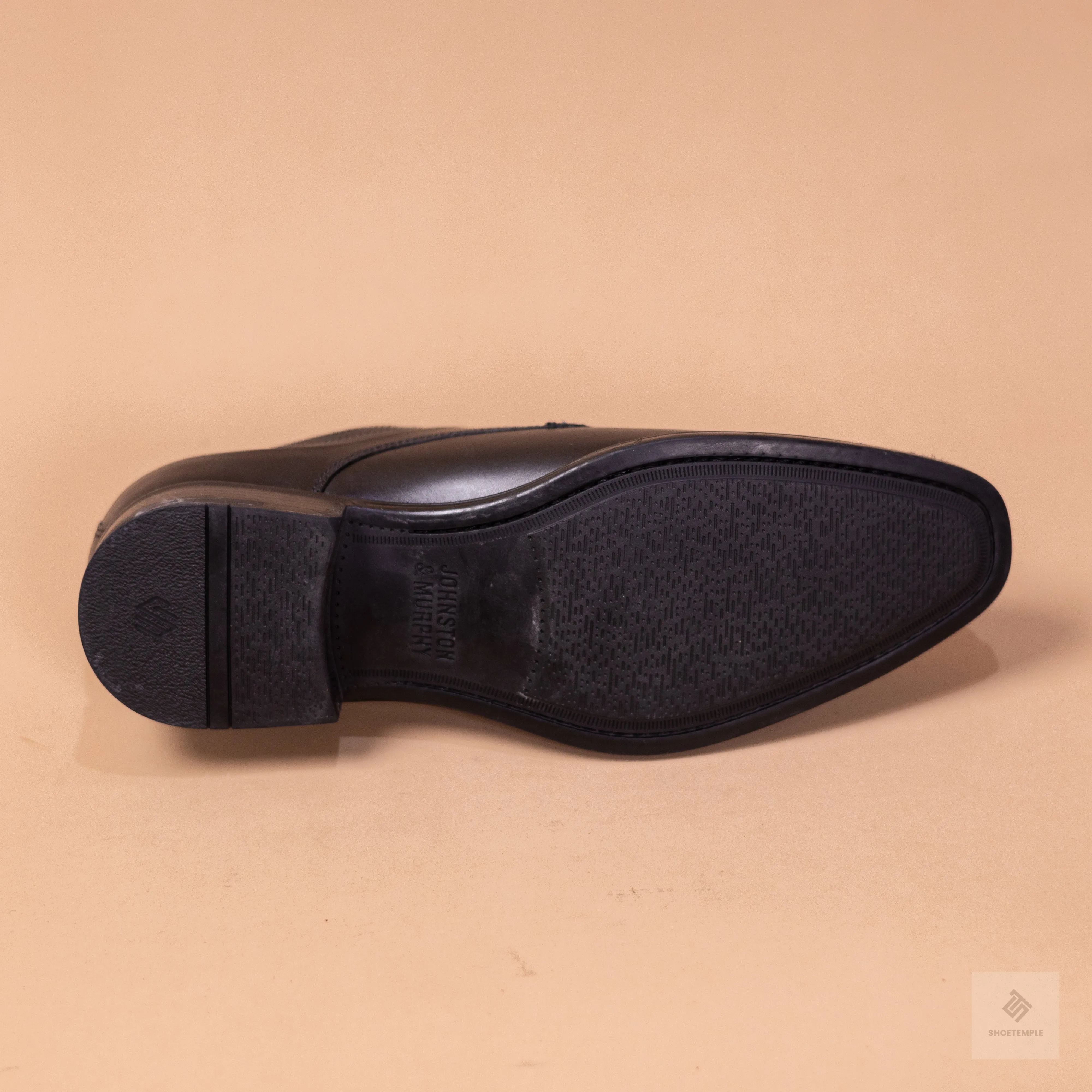 Johnston and Murphy Cap Toe Shoes - Black