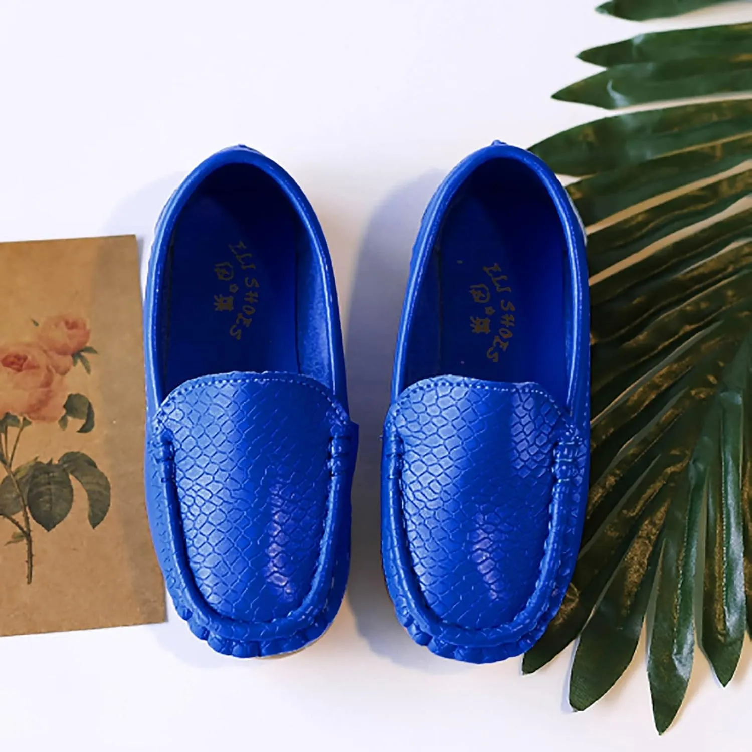 Kids Toddlers Boys Girls Loafers Casual Slip-On Moccasin Boat Dress Shoes Casual Shoes Formal Shoes Leather Flats