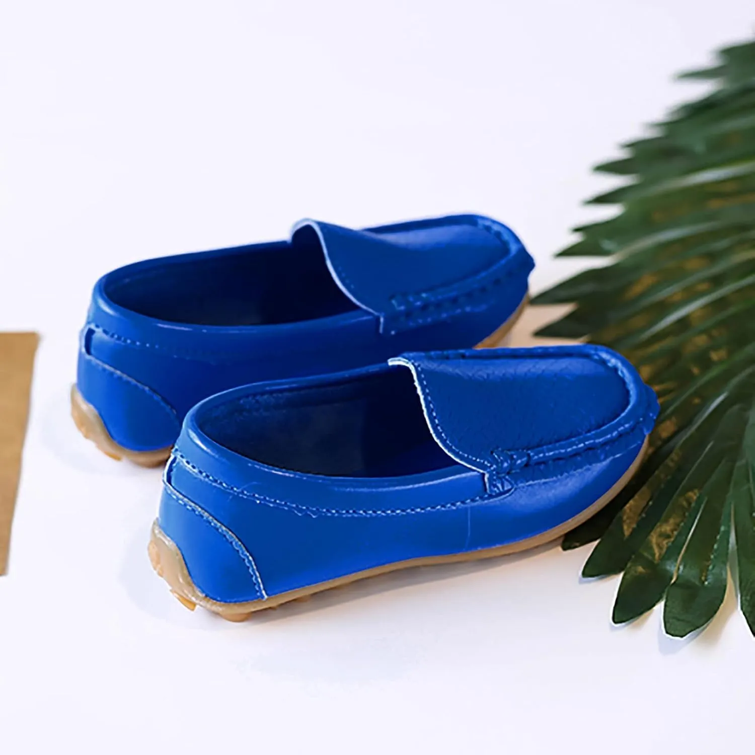 Kids Toddlers Boys Girls Loafers Casual Slip-On Moccasin Boat Dress Shoes Casual Shoes Formal Shoes Leather Flats