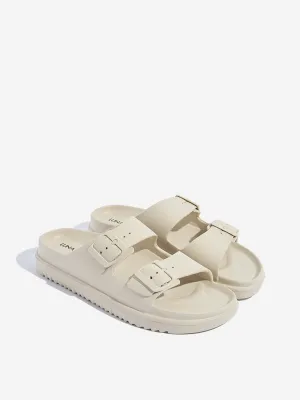 LUNA BLU Ivory Double Band Flip-Flop
