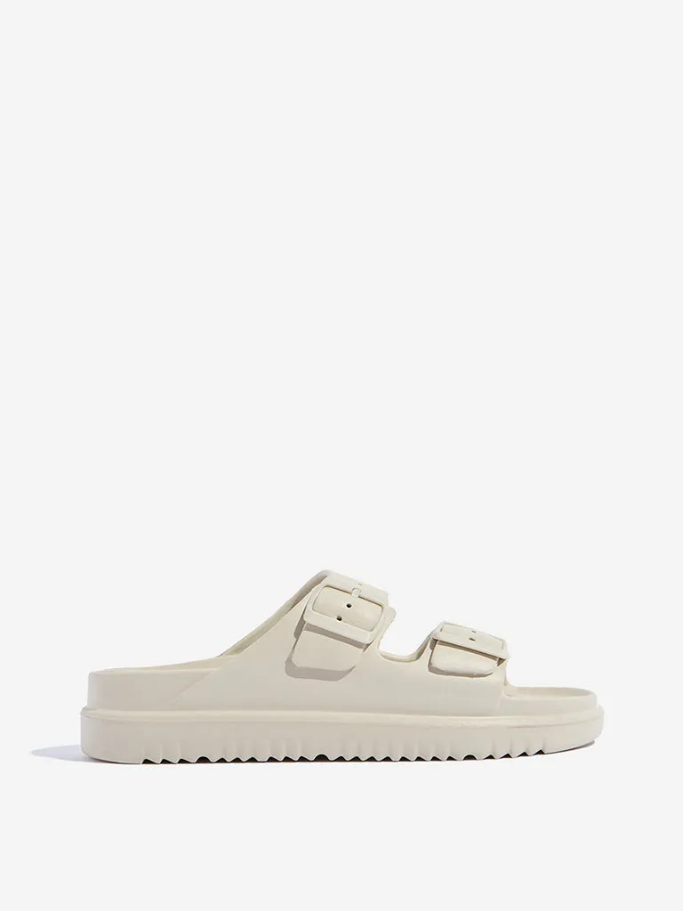 LUNA BLU Ivory Double Band Flip-Flop