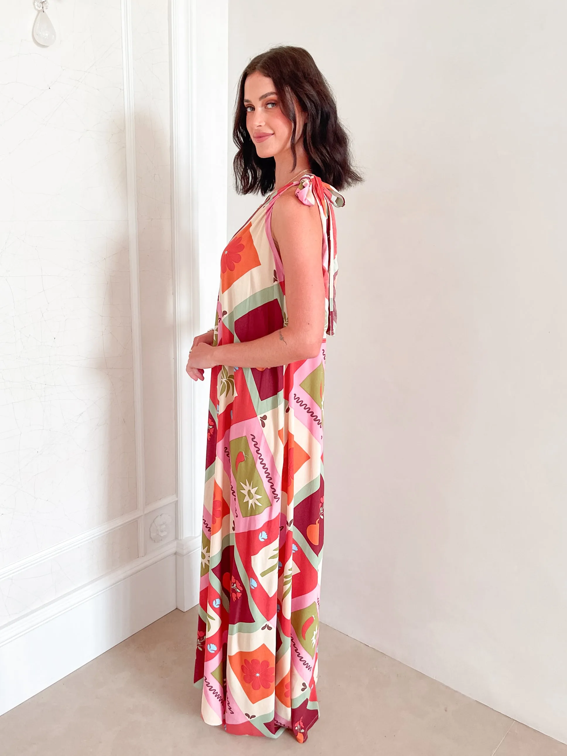 Lyzel Dress - Multi Print