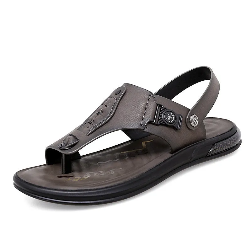 Men's Beach Shoes Dual-use Flip-flops Trendy Slippers
