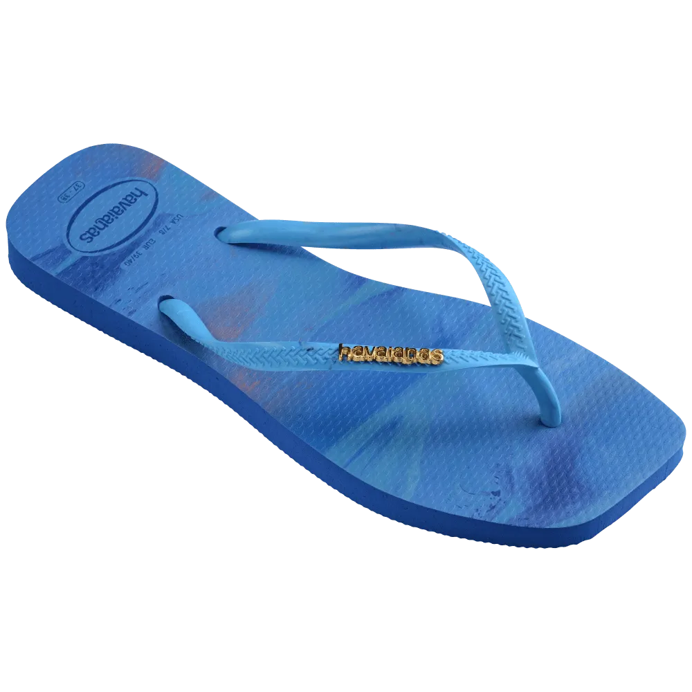 Slim Square Trendy Flip Flops