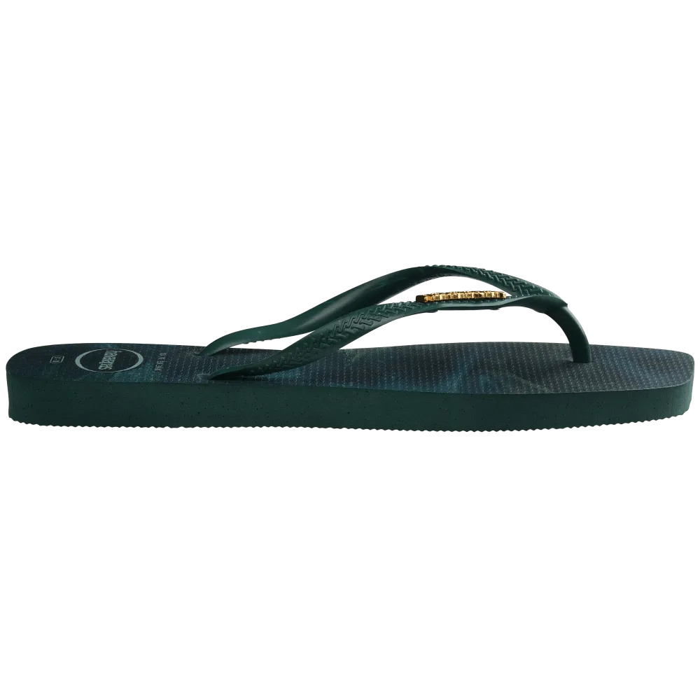 Slim Square Trendy Flip Flops