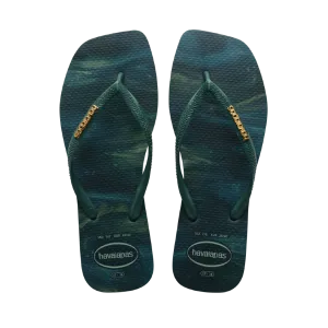 Slim Square Trendy Flip Flops