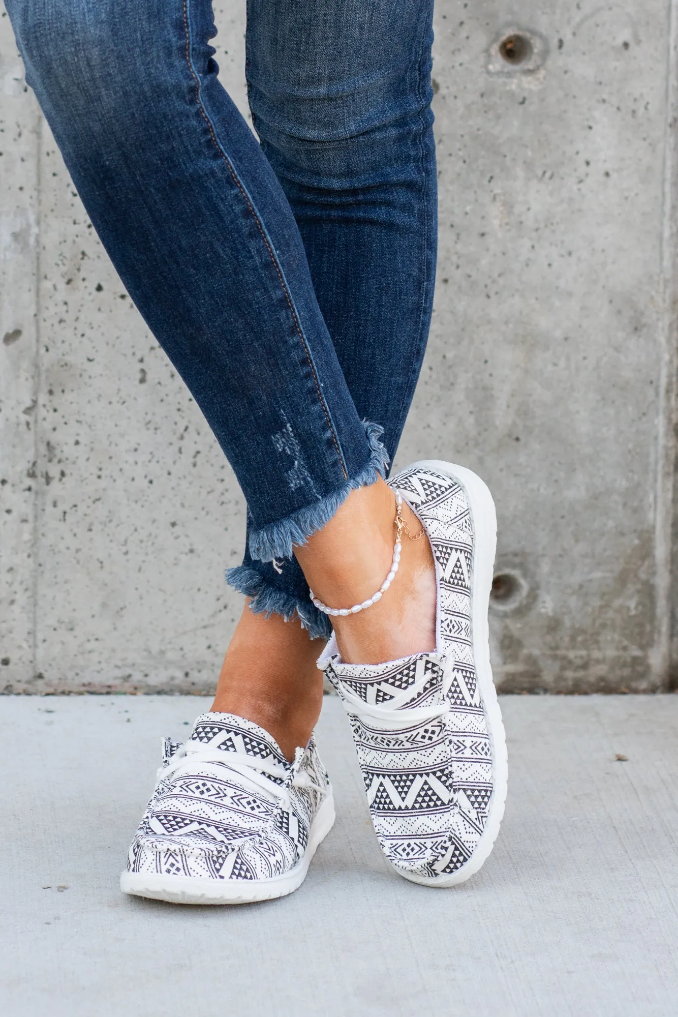 Sparkle Boat Shoe Sneakers - Black