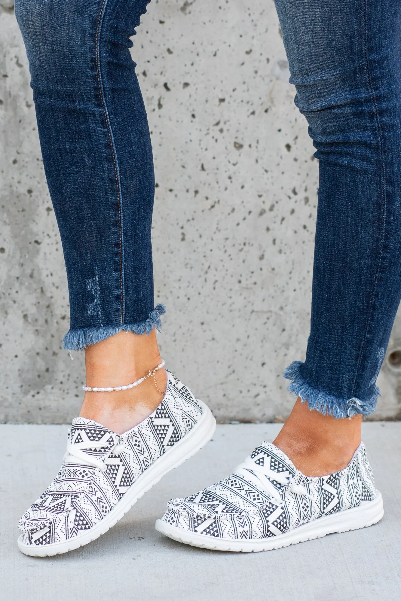 Sparkle Boat Shoe Sneakers - Black