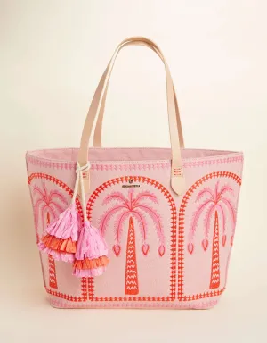 Spartina Fiesta Tote - Richmond Hill Pink Palms