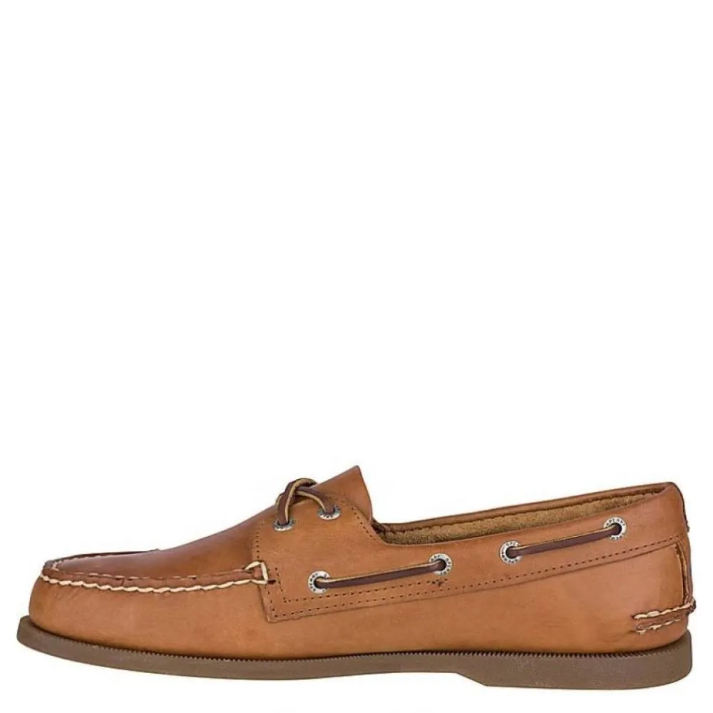 Sperry Men's Authentic Original 2-Eye Boat Shoe in Sahara