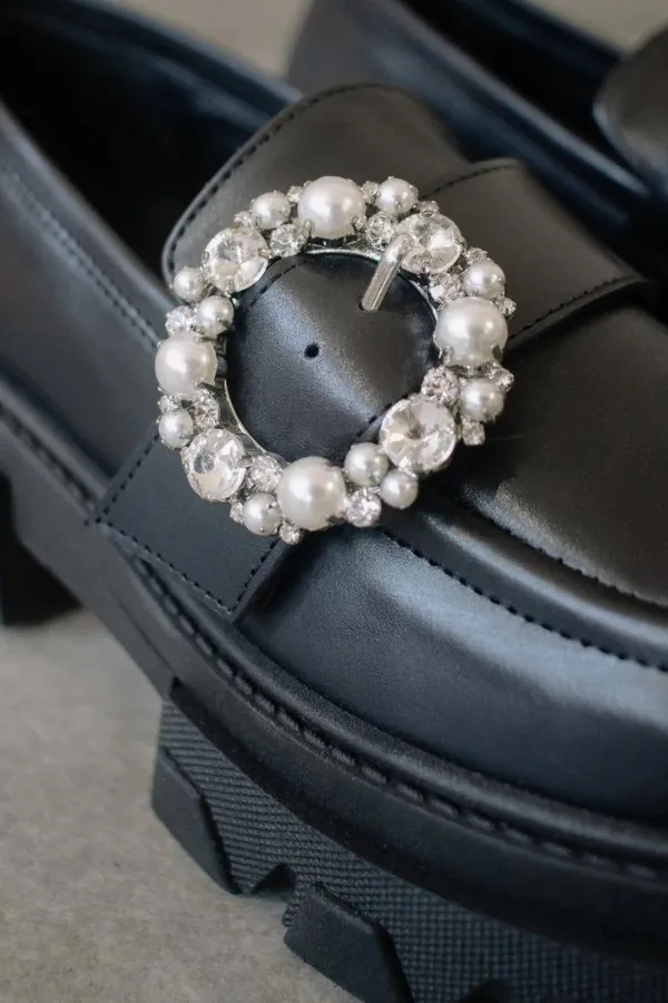 Trailblazer Crystal Loafers | Black