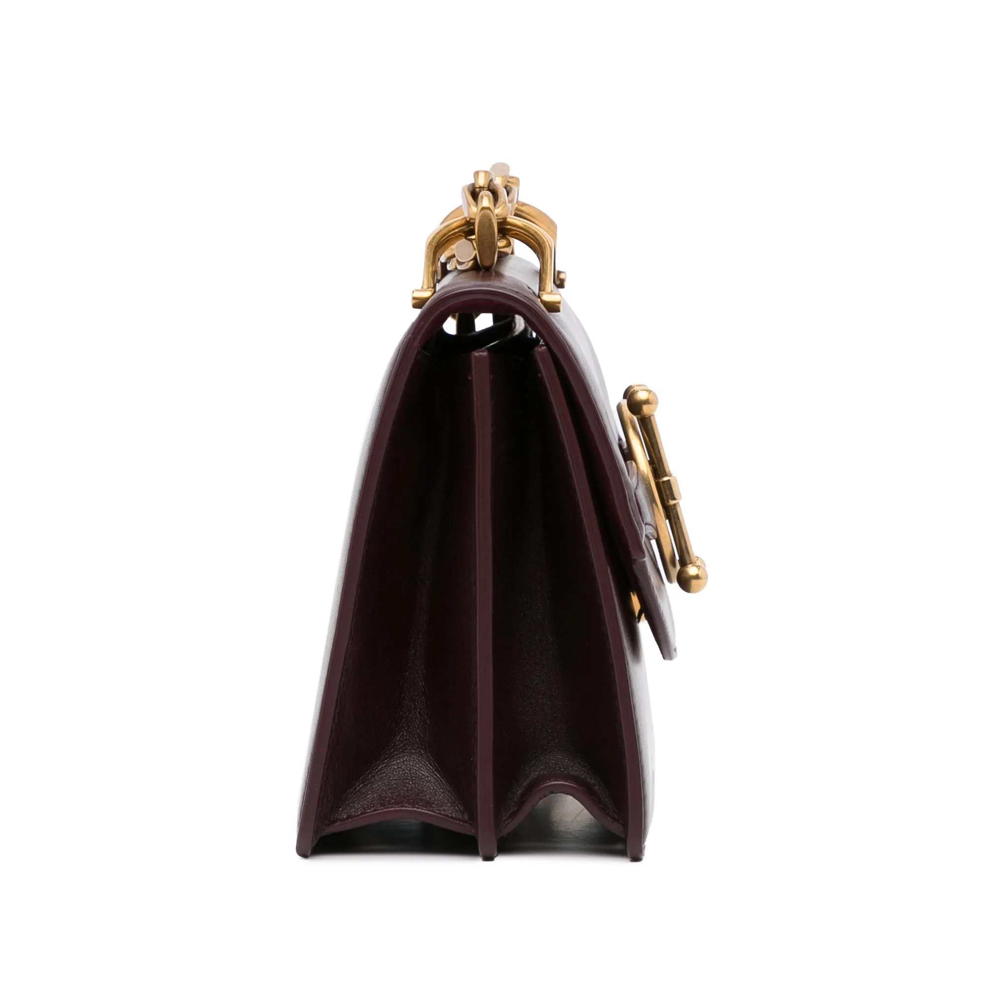 Trendy Inspired Dior Diordirection Burgundy Leather