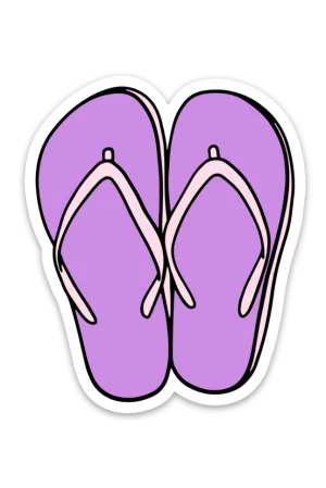 Trendy Sticker - Flip Flops