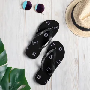 Unisex Cancer zodiac Flip-Flops