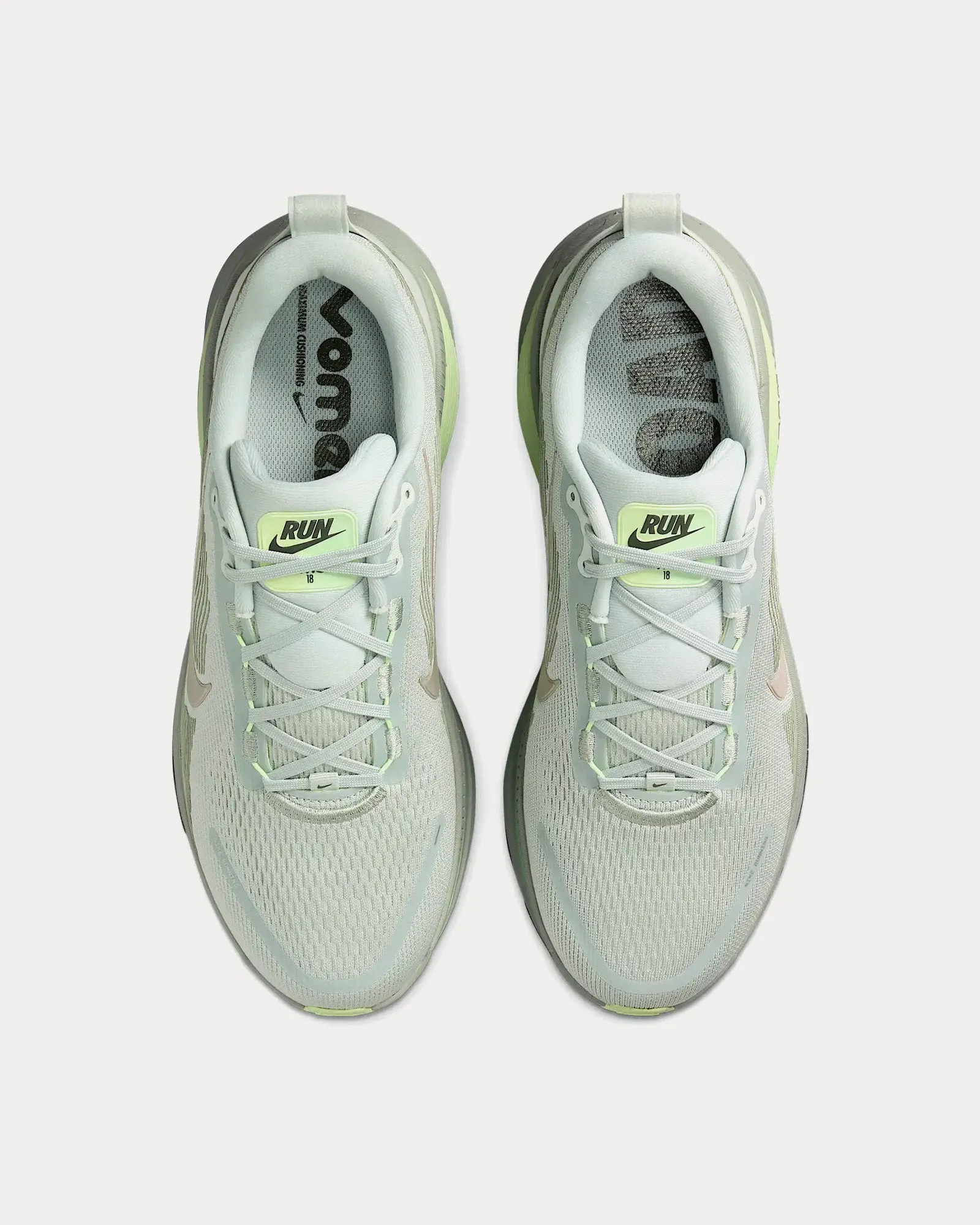 Vomero 18 Light Silver / Barely Volt / Dusty Olive / College Grey Running Shoes